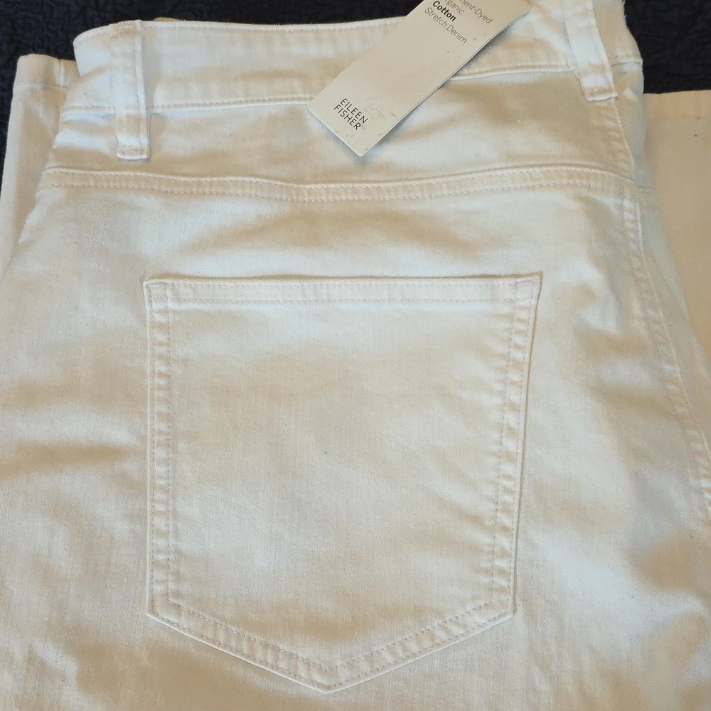 Eileen Fisher Women's White Jeans size 18W - Picture 5 of 6